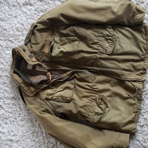 XL Abercrombie and Fitch vintage army type coat
